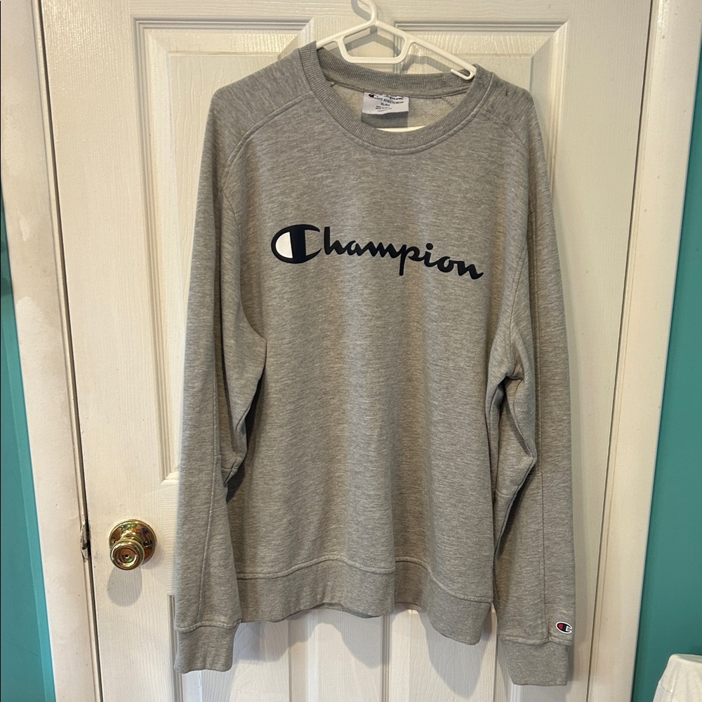 Champion Heather Gray Crewneck Sweatshirt
